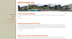 Desktop Screenshot of aliiclusterpark.org